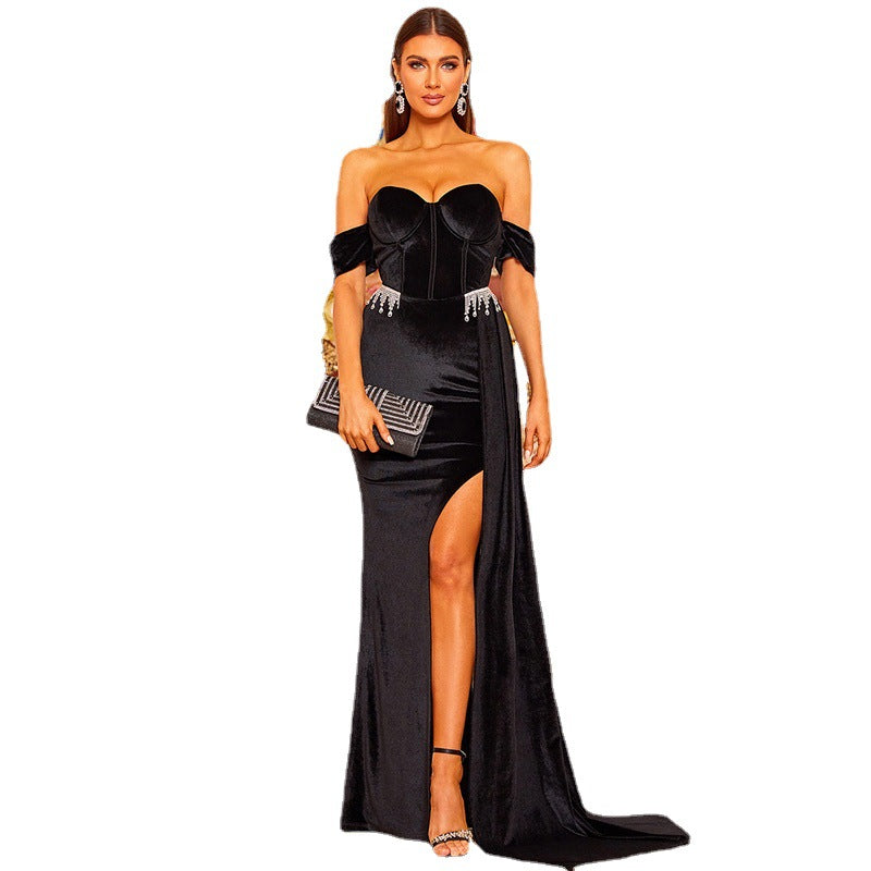 Elegant Lady Evening Dress