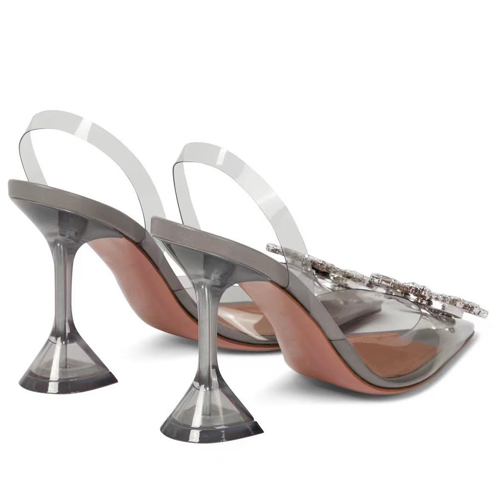 Butterfly Rhinestone Sandals