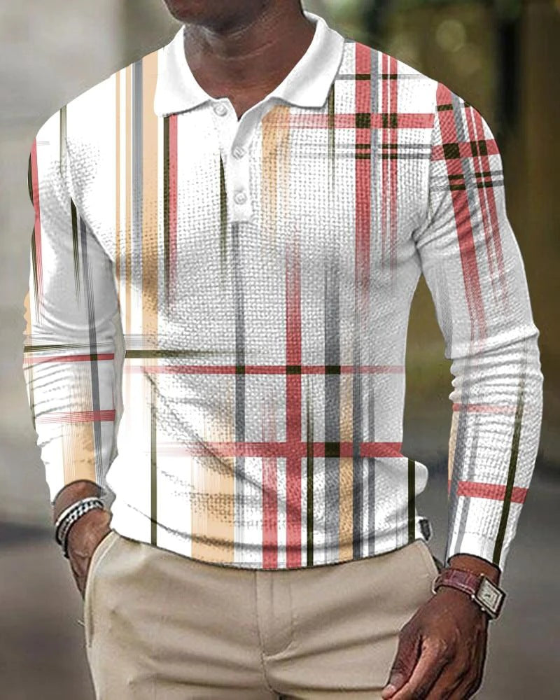 3D Printed Men's Long Sleeve T-Shirt
