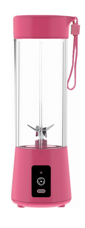 Portable Small Electric Juicer Stainless Steel Blade Cup Juicer Fruit Automatic Smoothie Blender Kitchen Tool