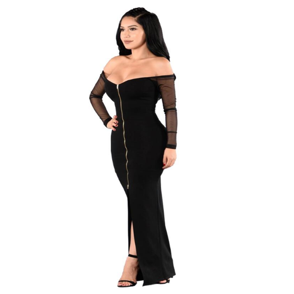 Casual Zipped Dress