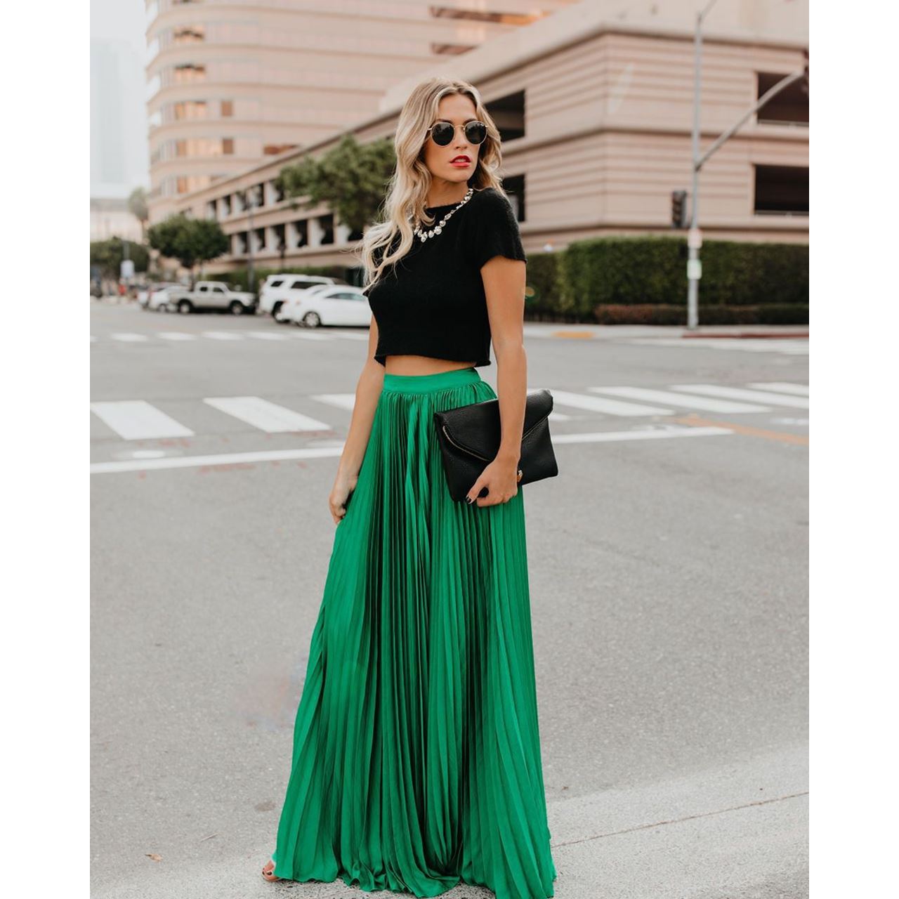 Women's Fashion Casual Maxi Skirt