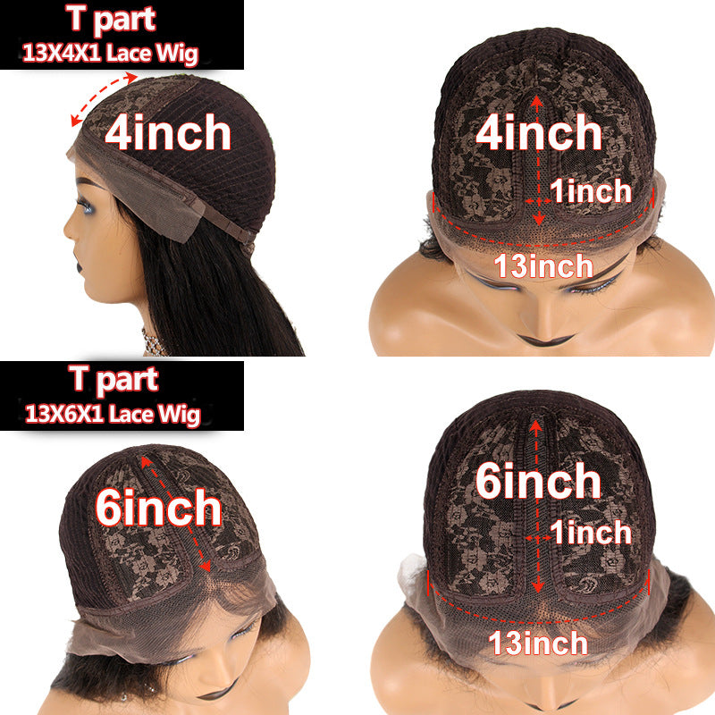 Human Hair Water Wave Lace Front Wig