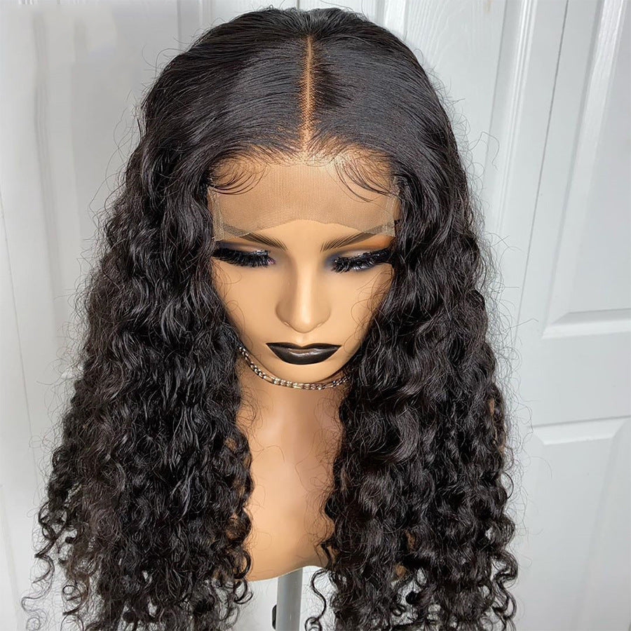 Human Hair Water Wave Lace Front Wig