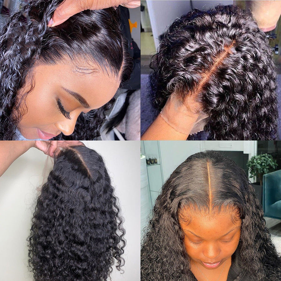 Human Hair Water Wave Lace Front Wig