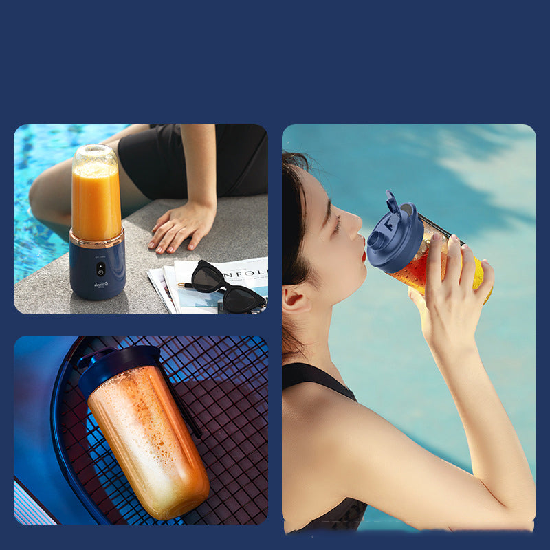 6 blades Portable Blender Mini Juicer USB Charging