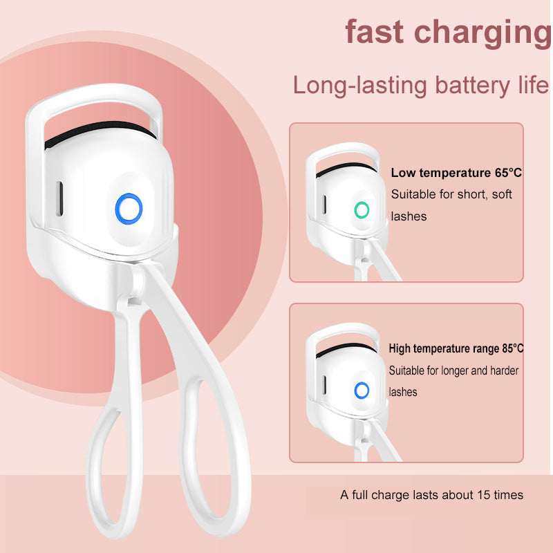 Rechargeable Eyelash Curler Portable Electric Heated Thermal Eyelash Curler