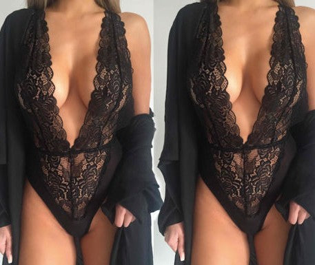 Black Lace Teddy