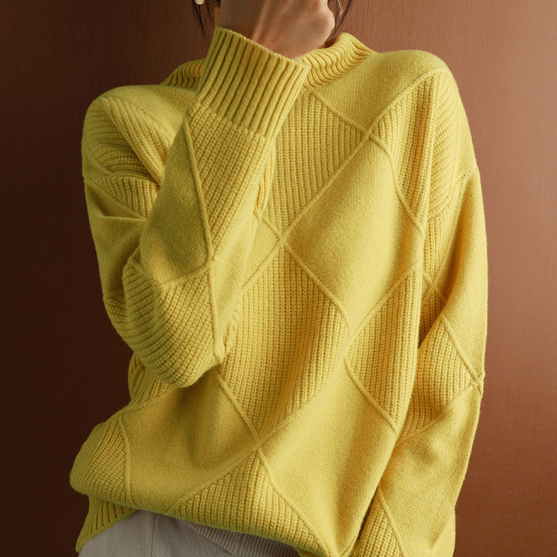 Winter Long-sleeved Knitted Top