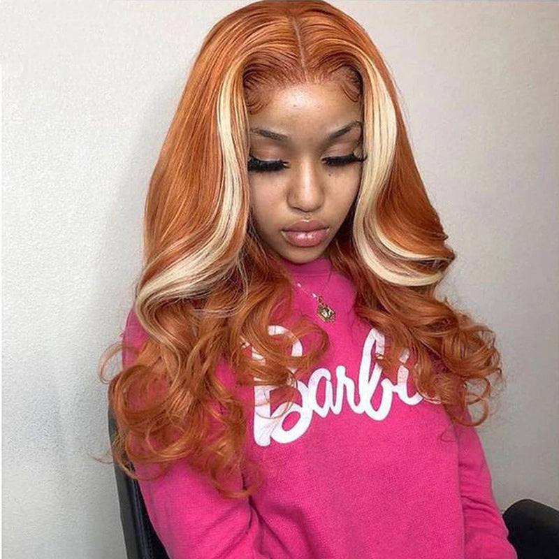 4X4 Human Hair Wig Highlight 613