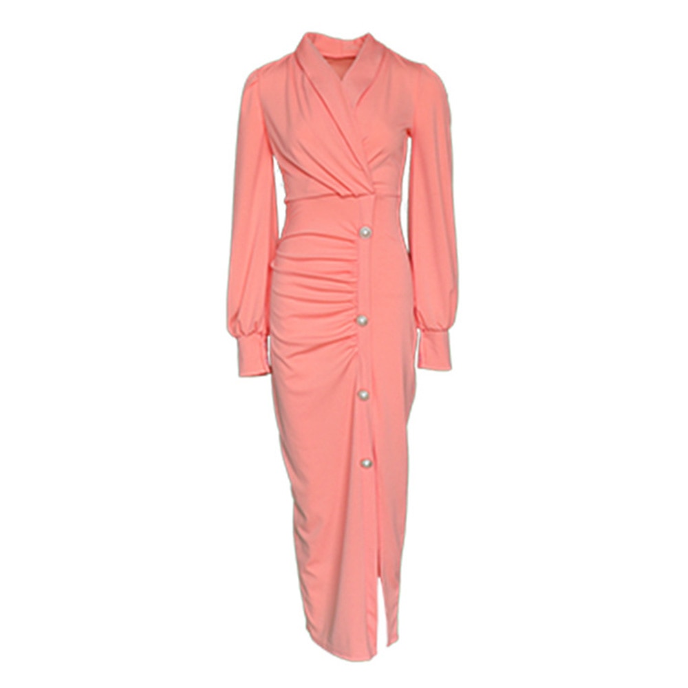 Long-sleeved Office Dress