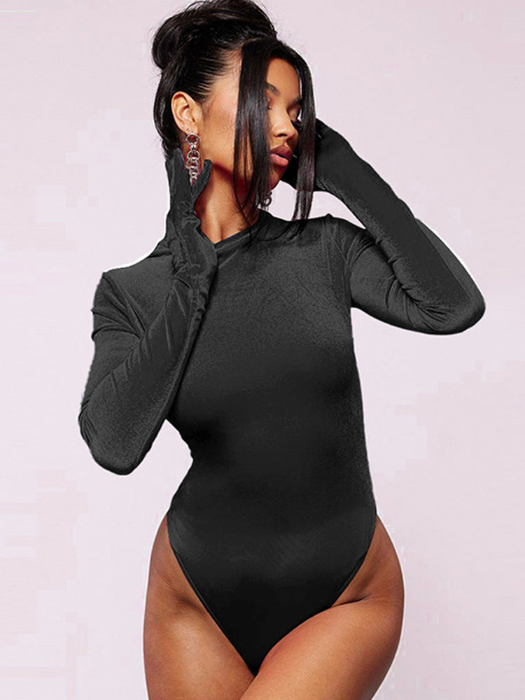 Two Piece Set Women's Fashion Bodysuit & Skirt