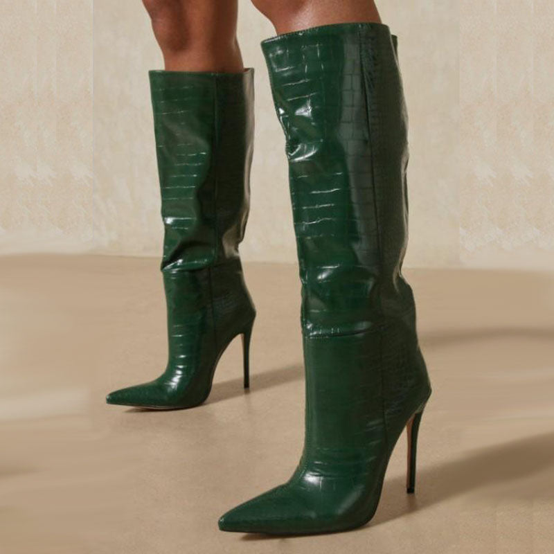 Nadia Silhouette Pointed Toe Boots