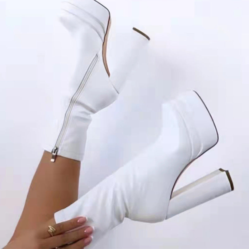 Retro High Heels Boots