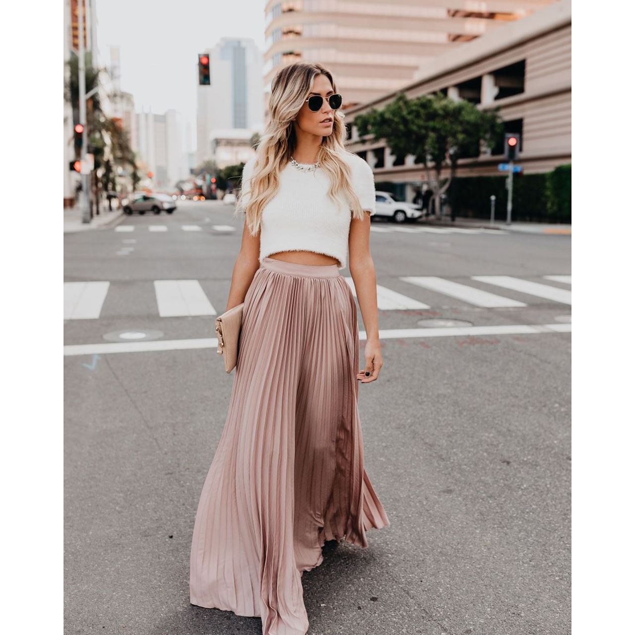 Women's Fashion Casual Maxi Skirt