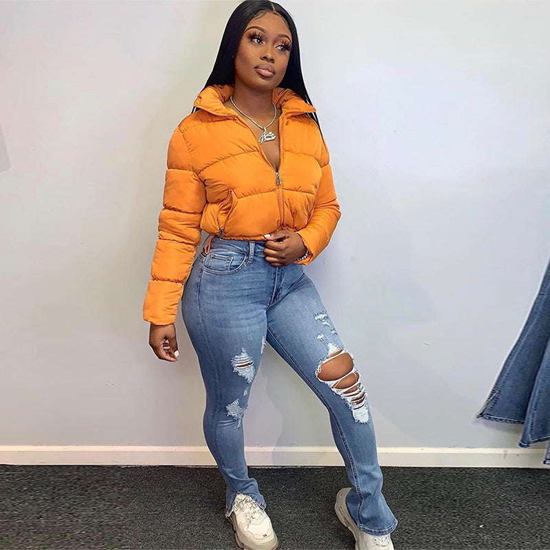 Fashion Crop Winter Women's Jacket