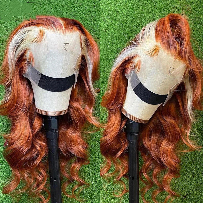 4X4 Human Hair Wig Highlight 613