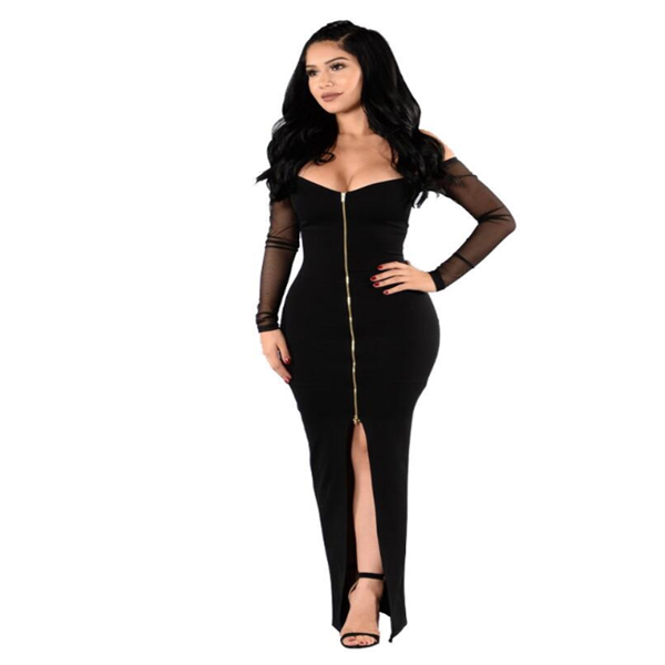 Casual Zipped Dress