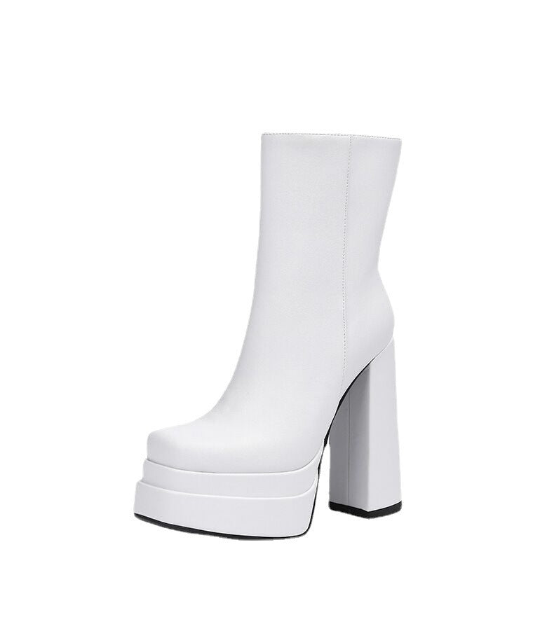 Retro High Heels Boots