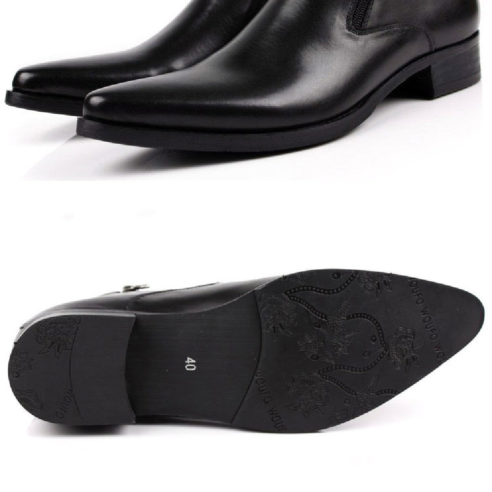 New Men's Formal Leather Boots