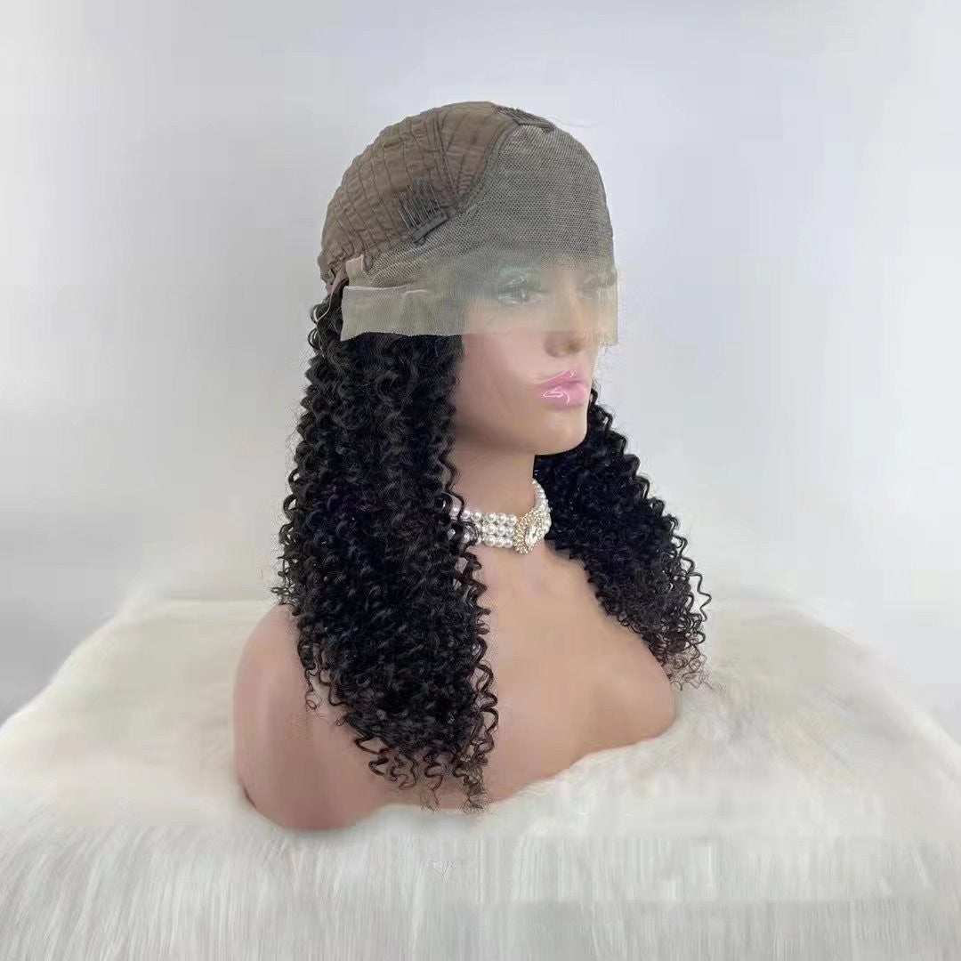 Jerry Curl 13x4 Lace Front Human Hair Wig