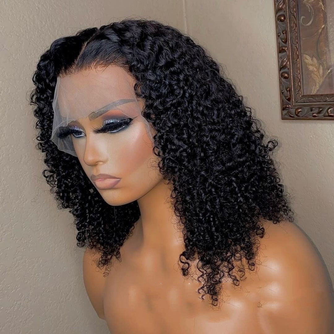 Jerry Curl 13x4 Lace Front Human Hair Wig