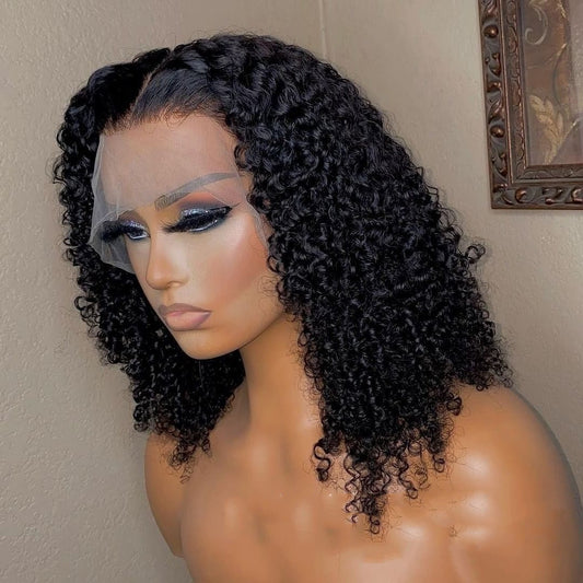 Jerry Curl 13x4 Lace Front Human Hair Wig