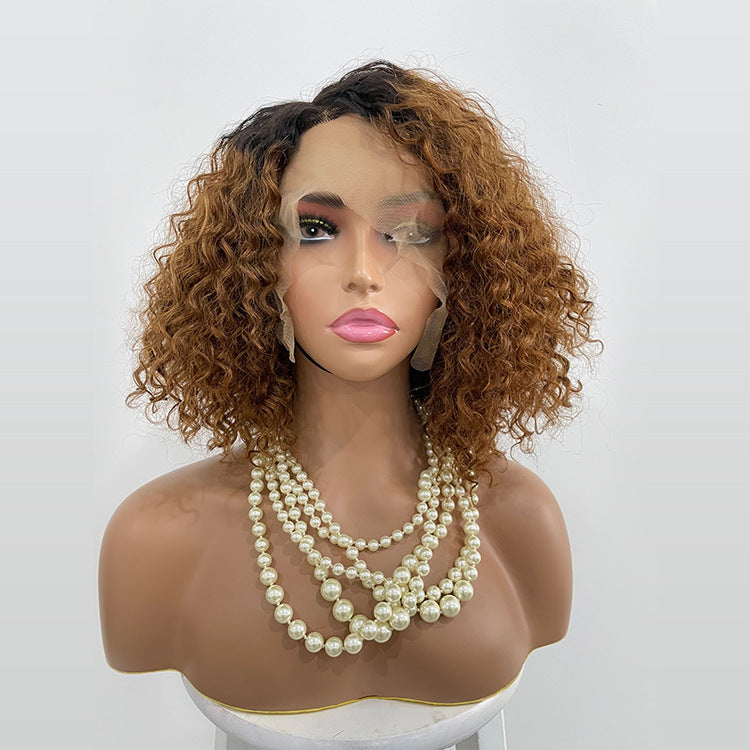 Bob Curly 1b30 Human Hair Lace Wig