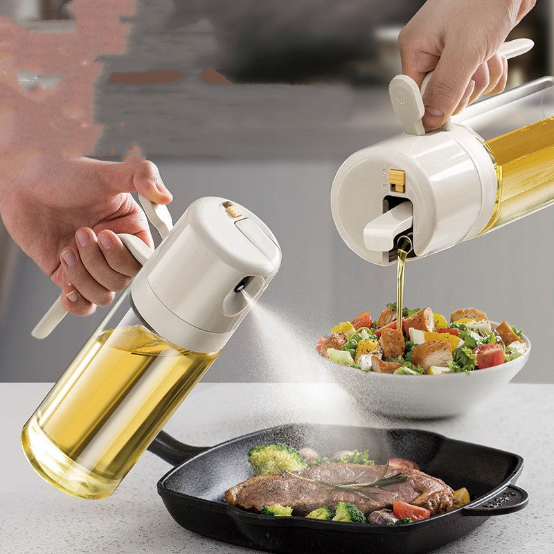 2 In 1 Oil Sprayer Bottle Oil Dispenser