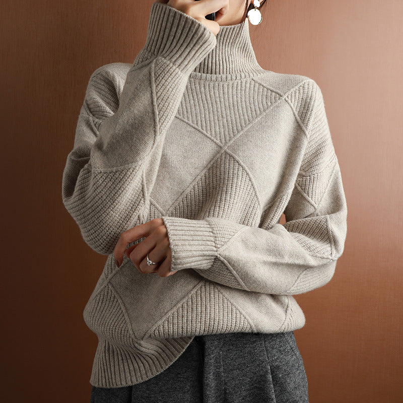 Winter Long-sleeved Knitted Top