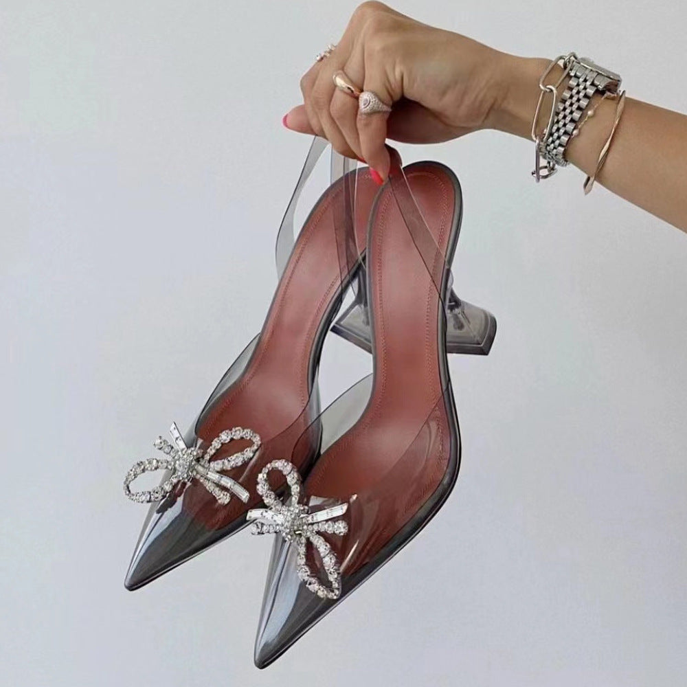 Butterfly Rhinestone Sandals