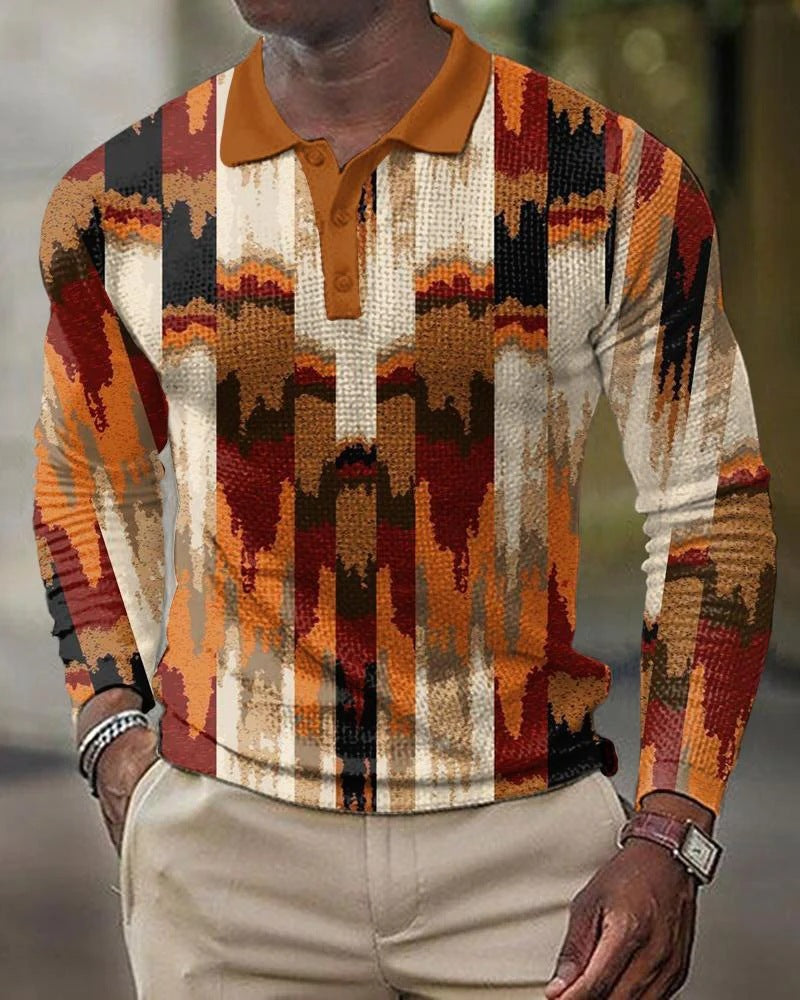 3D Printed Men's Long Sleeve T-Shirt