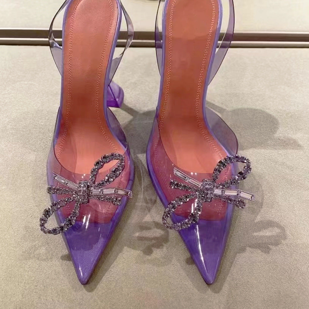 Butterfly Rhinestone Sandals