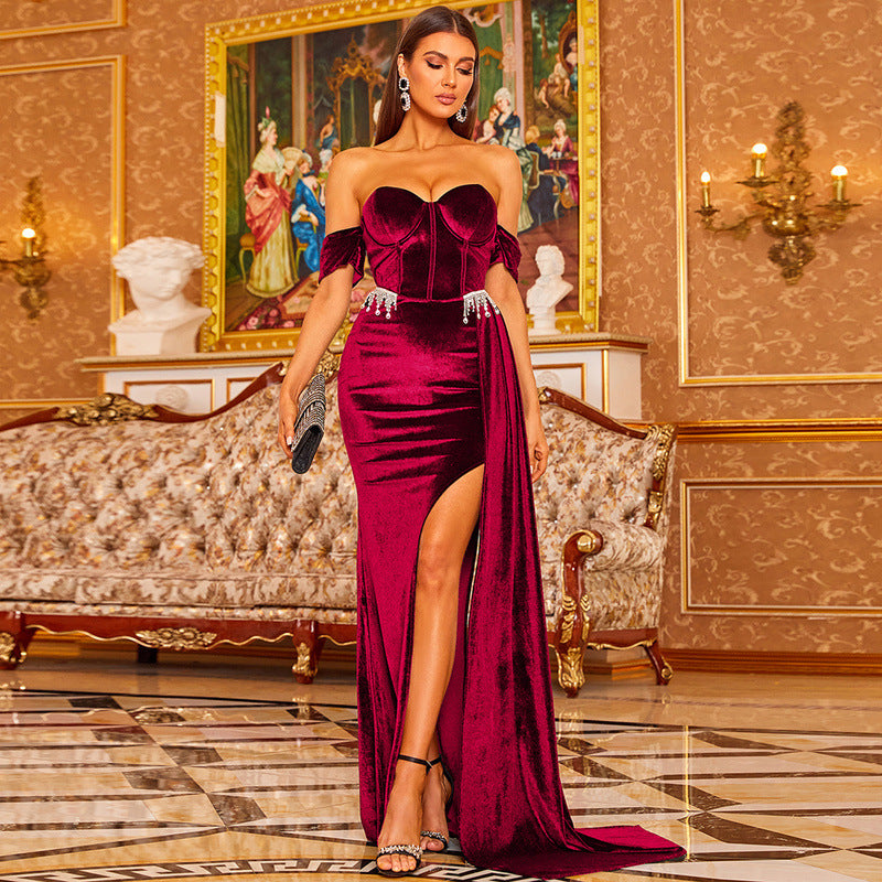 Elegant Lady Evening Dress