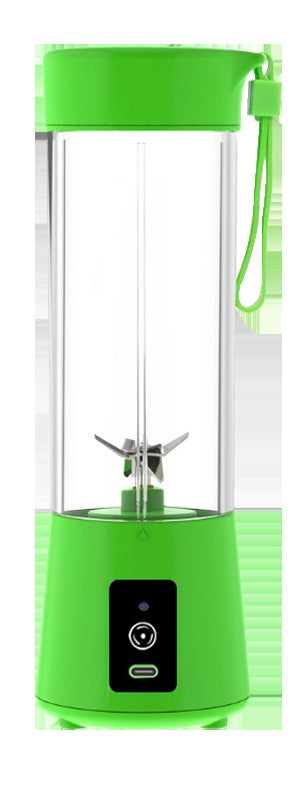 Portable Small Electric Juicer Stainless Steel Blade Cup Juicer Fruit Automatic Smoothie Blender Kitchen Tool