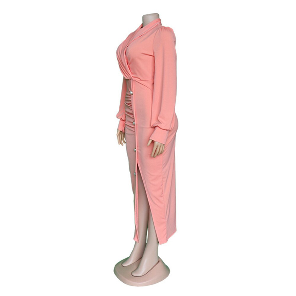 Long-sleeved Office Dress