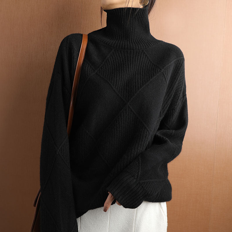 Winter Long-sleeved Knitted Top