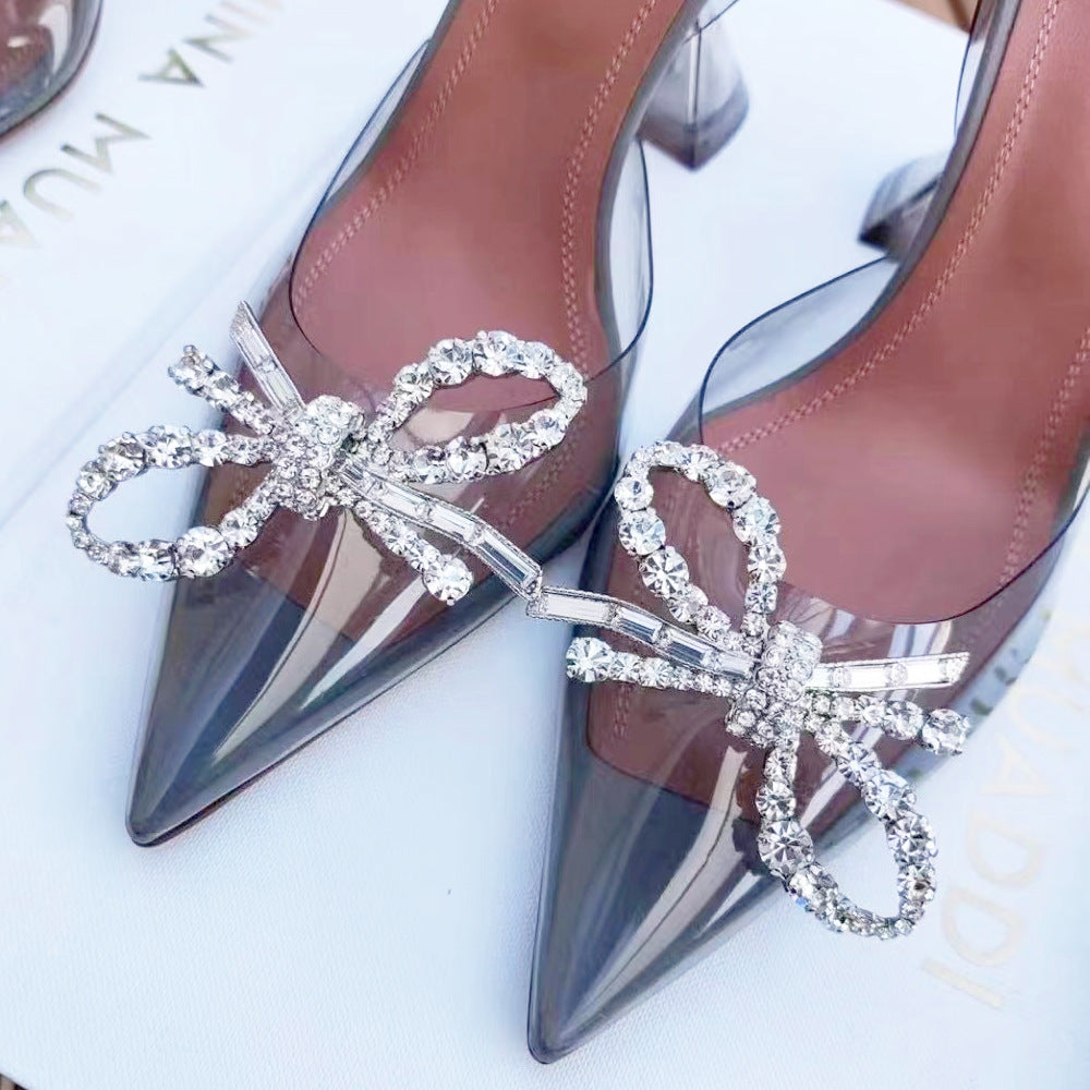 Butterfly Rhinestone Sandals