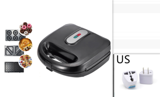 6-in-1 Waffle Maker Grill