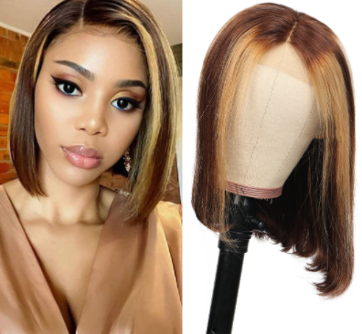 Highlight Bob Human Hair Wig