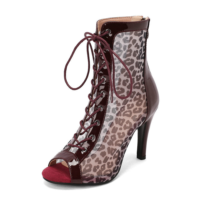 Women's Leopard Print Boots