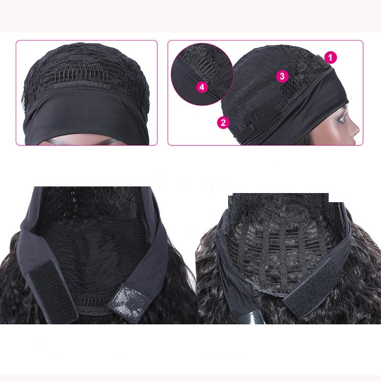 Human Hair Straight With Headband