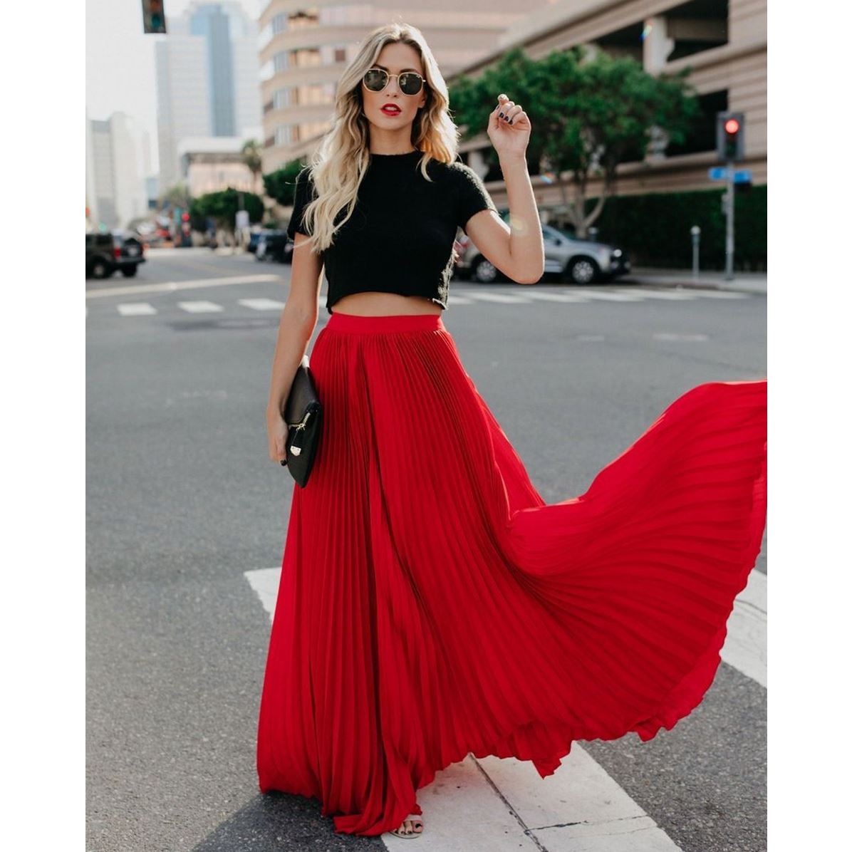 Women's Fashion Casual Maxi Skirt
