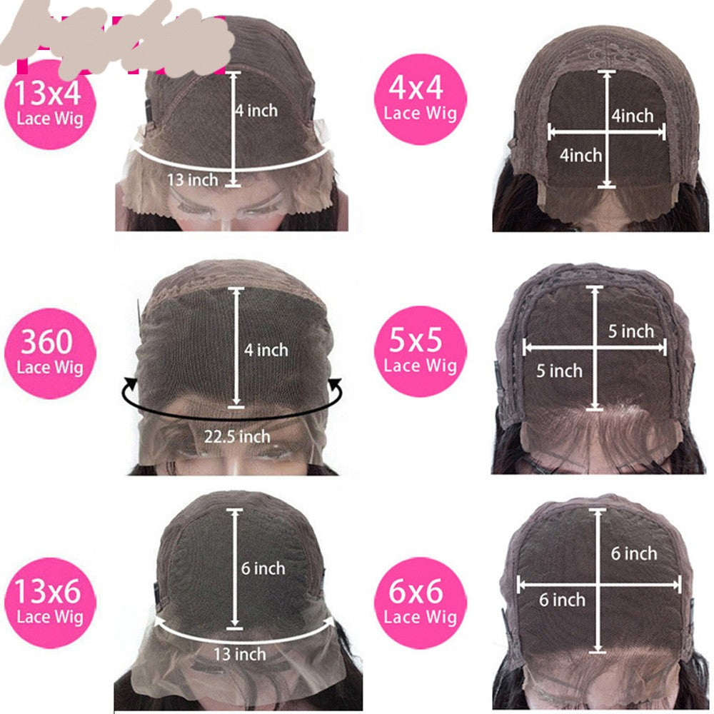 360 Human Hair Lace Wig Straight