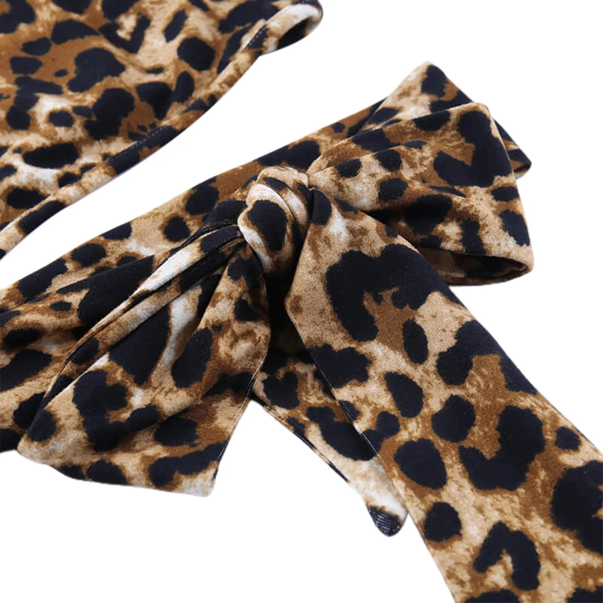 Leopard Print One Shoulder Top