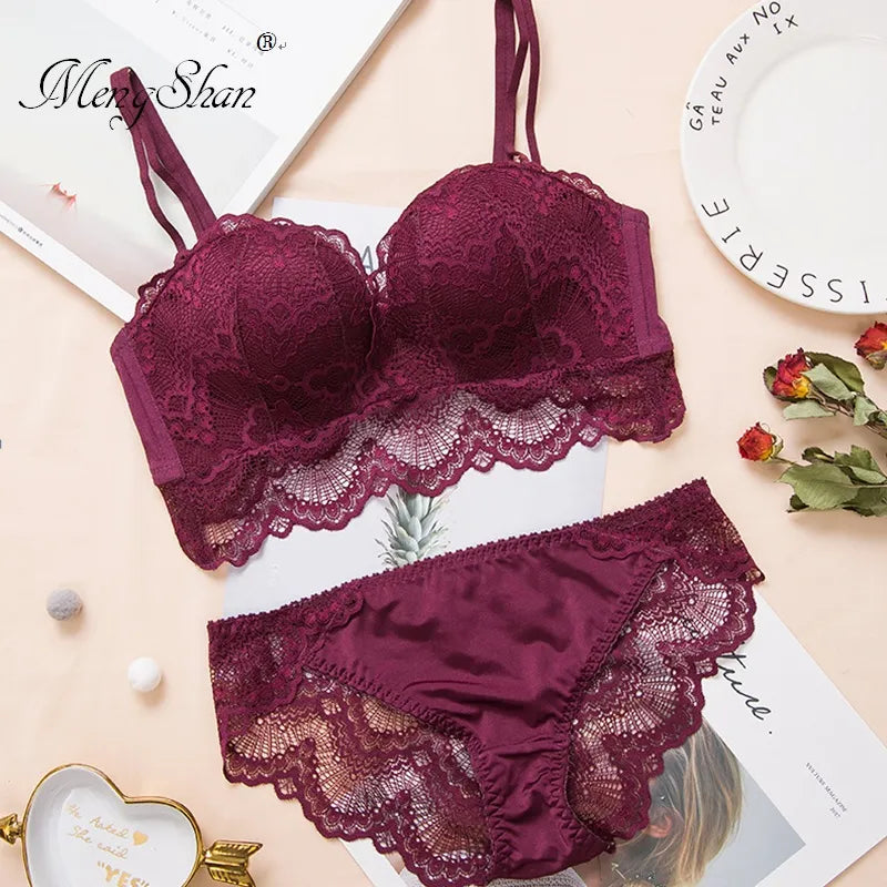 Ultimate Lace Push Up Bra & Panty Set