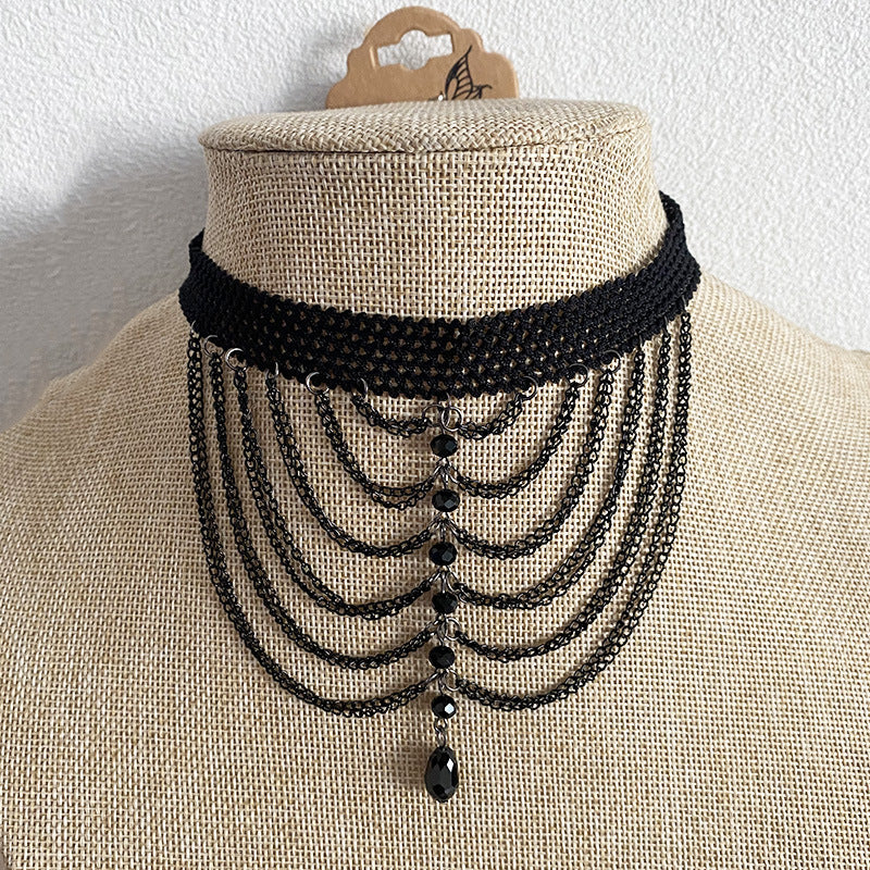 Collar Female Alloy Jewelry Pendant Necklace