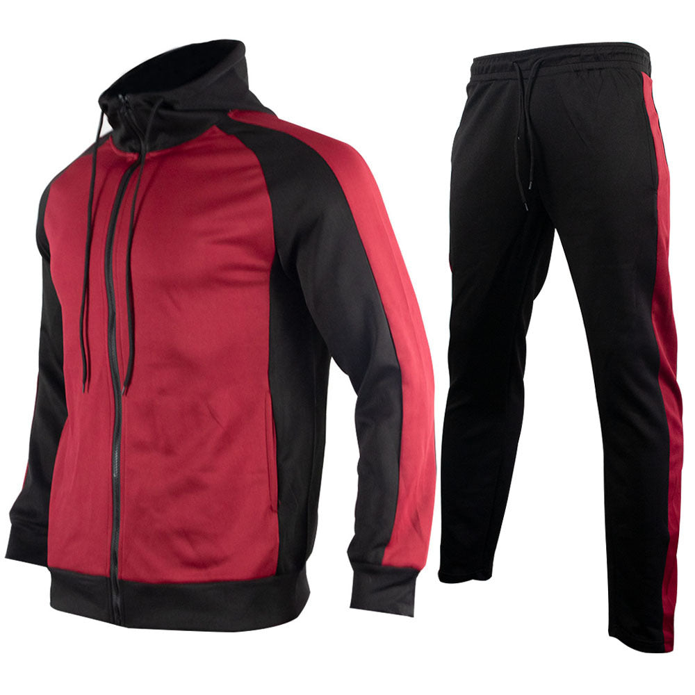 Men's Loose Multicolor European Size Trousers Hooded Sports