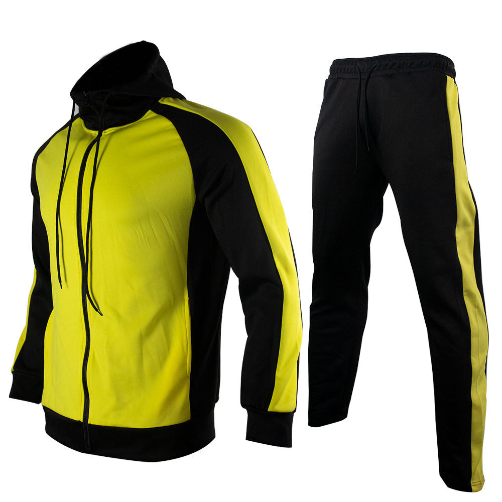 Men's Loose Multicolor European Size Trousers Hooded Sports