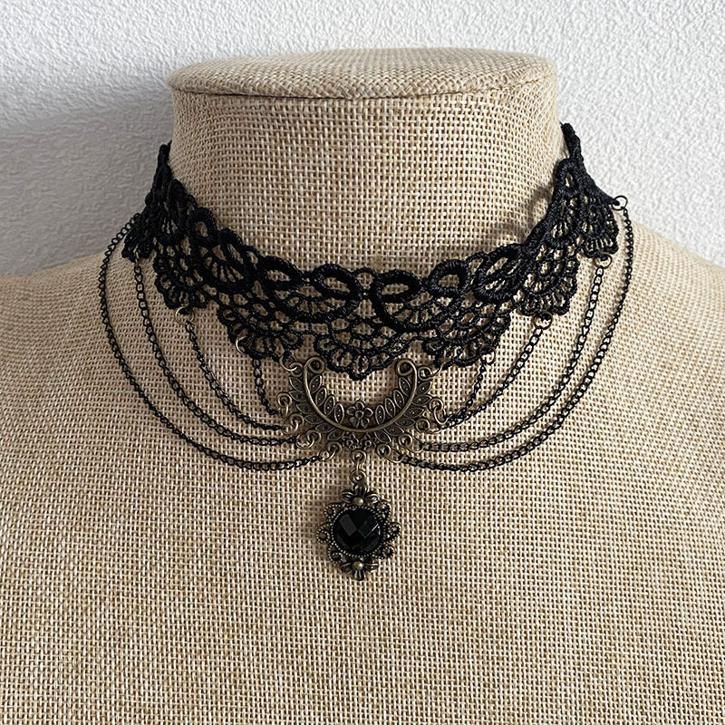 Collar Female Alloy Jewelry Pendant Necklace